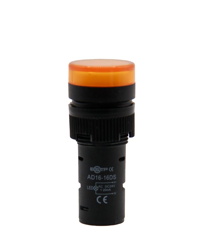 INDICADOR LAMPARA PILOTO COLOR AMARILLO