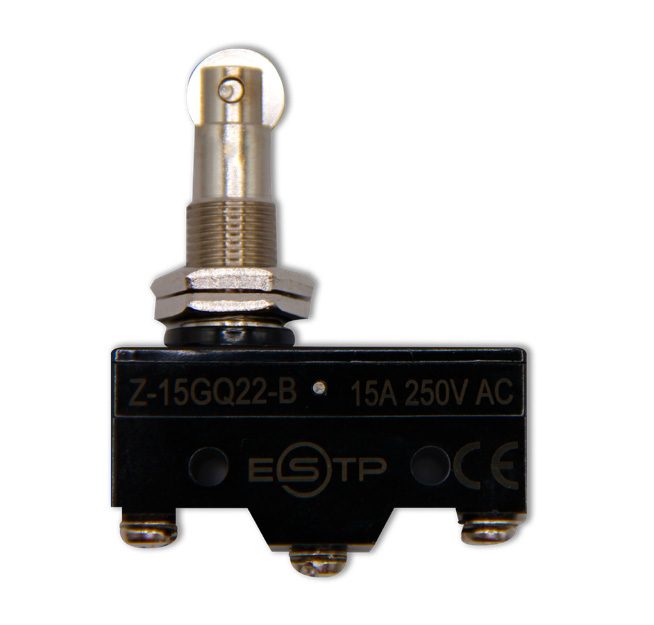 MICRO SWITCH CON ACTUADOR TIPO BOTÓN CON CARRETILLA Z-15GQ22-B