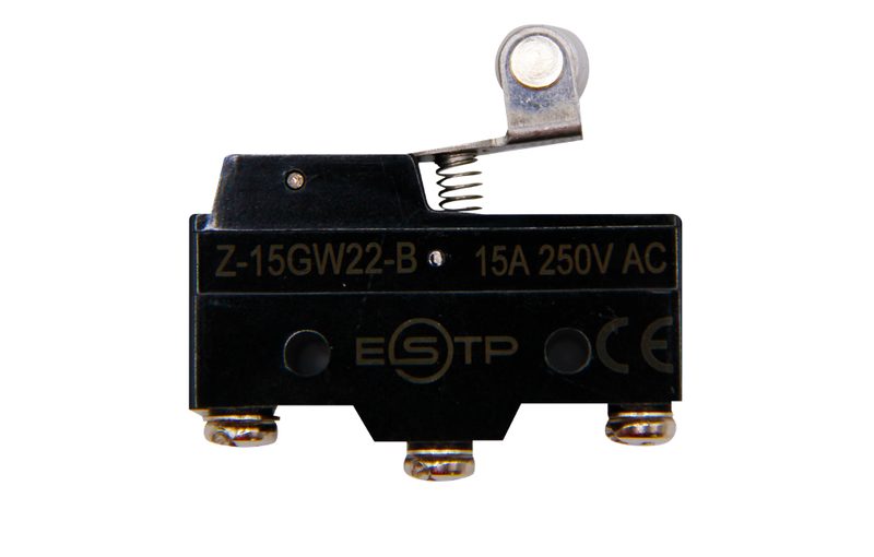 MICRO SWITCH CON ACTUADOR TIPO PALANCA CON CARRETILLA Z-15GW22-B